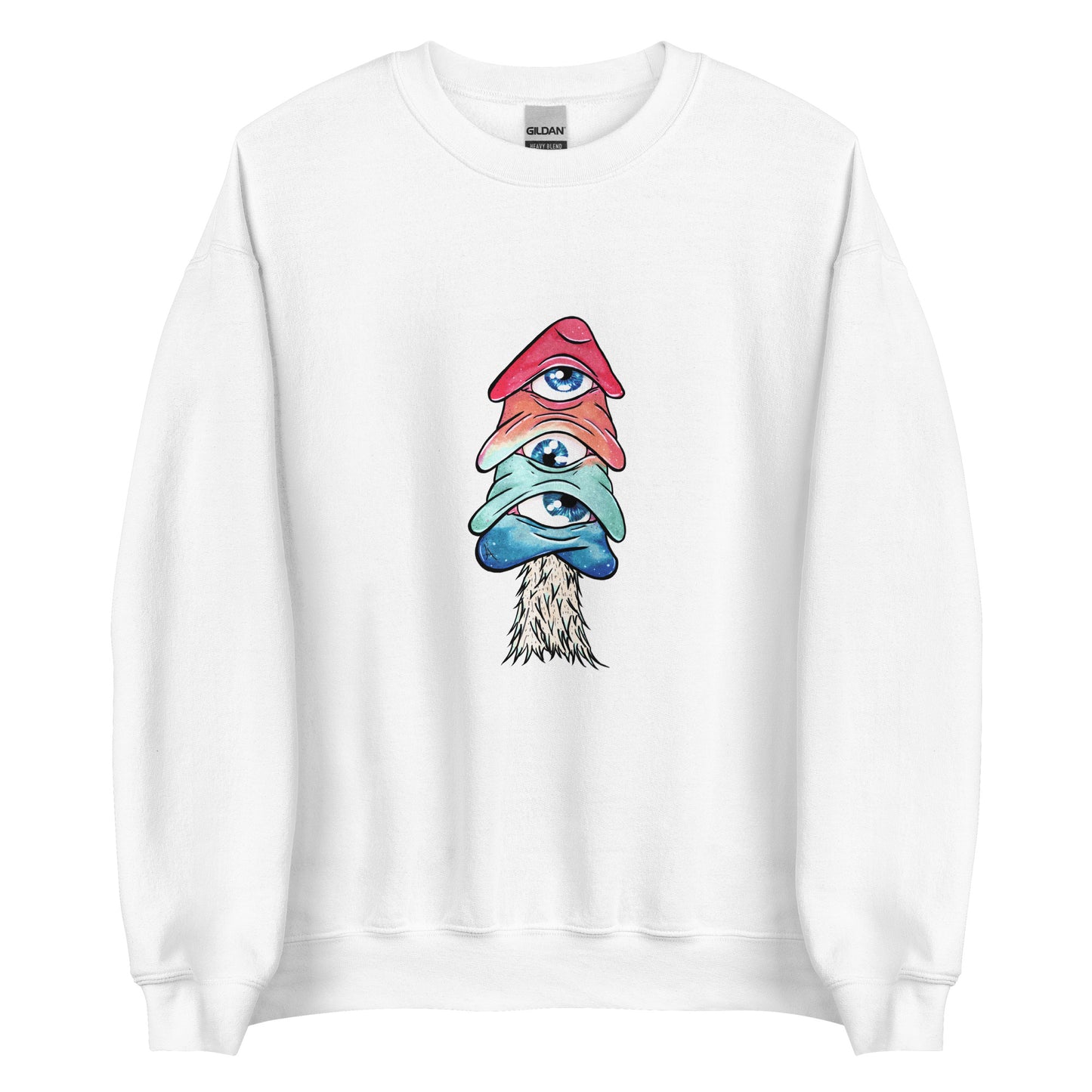 Third-eye mushroom unisex sweatshirt