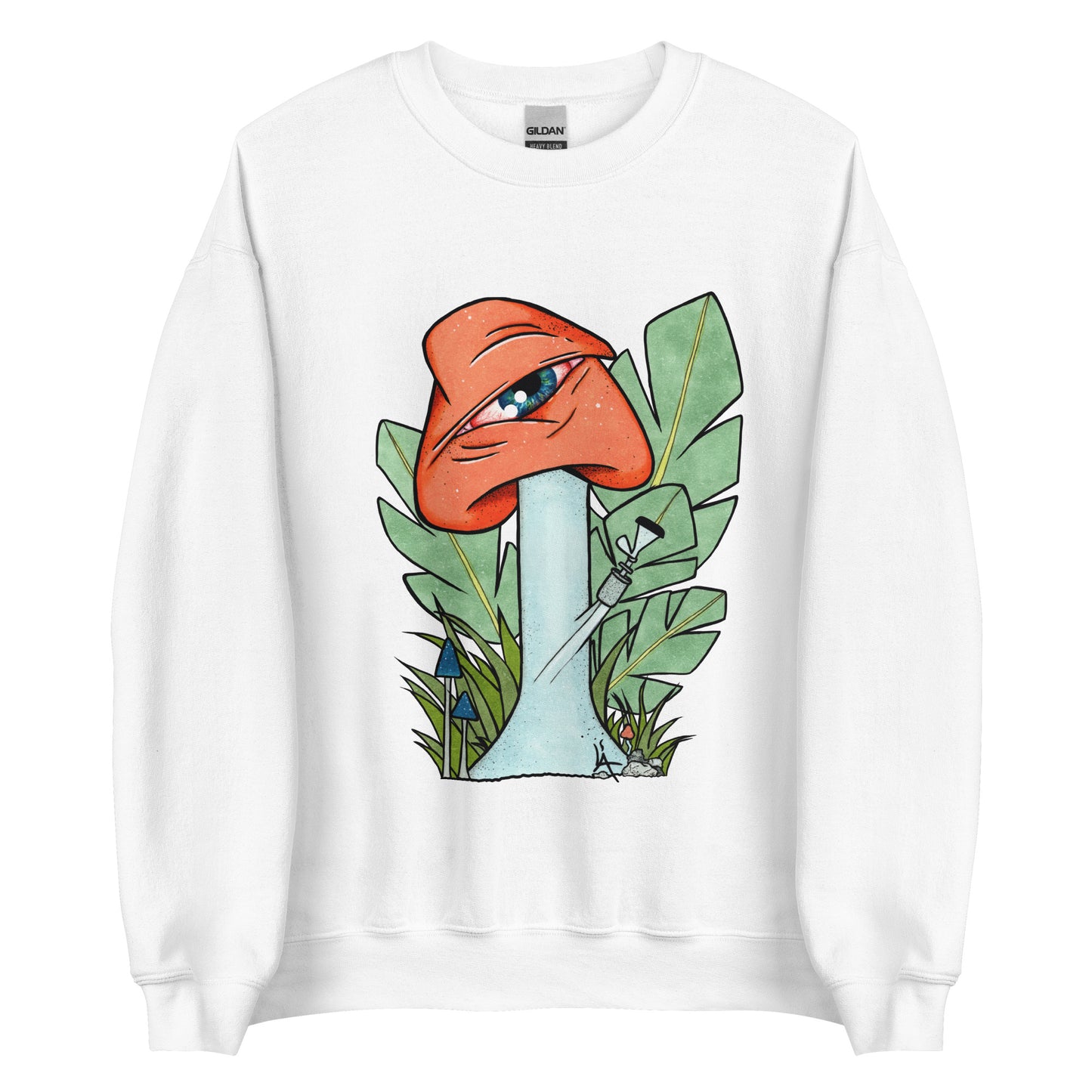 The Bongtripper (orange) unisex sweatshirt