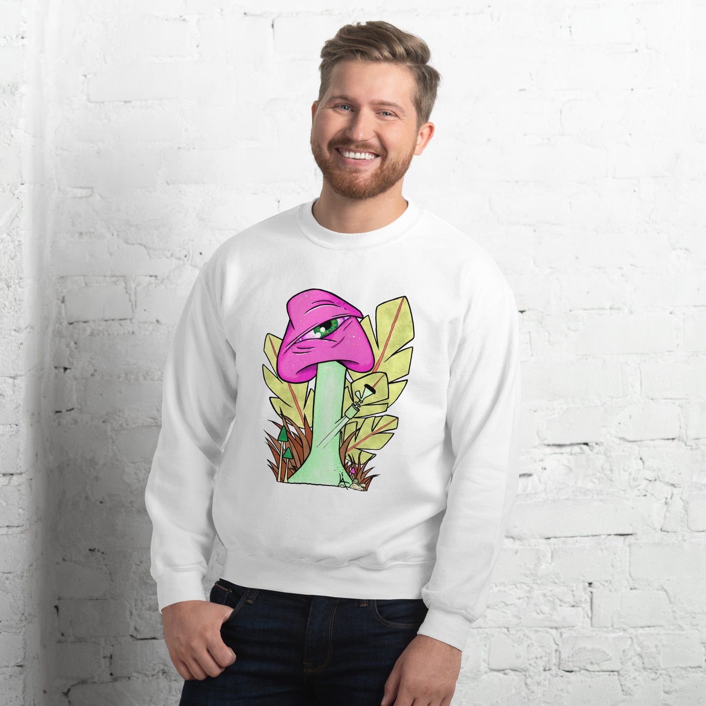 The Bongtripper (pink) unisex sweatshirt