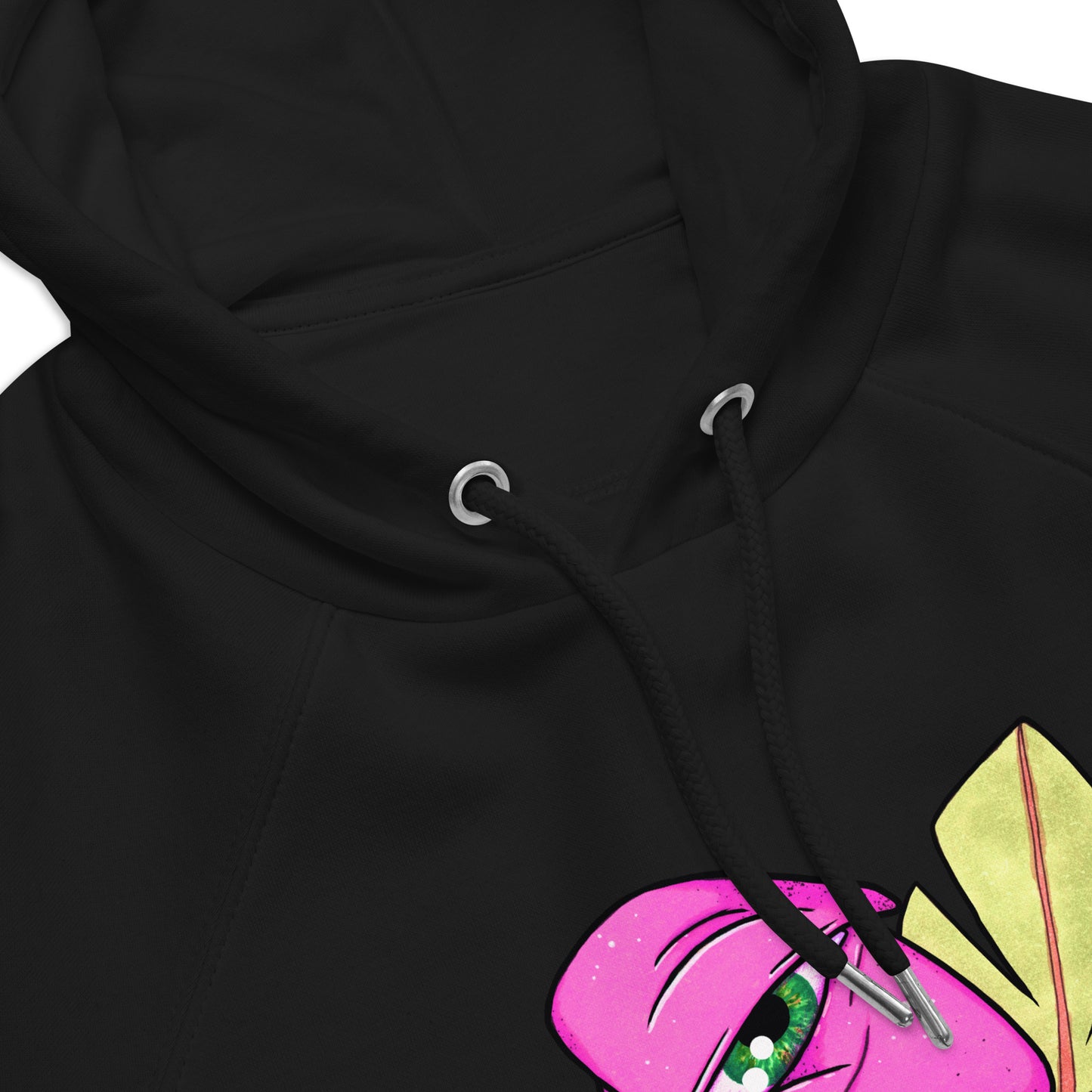 The Bongtripper (pink) unisex eco raglan hoodie