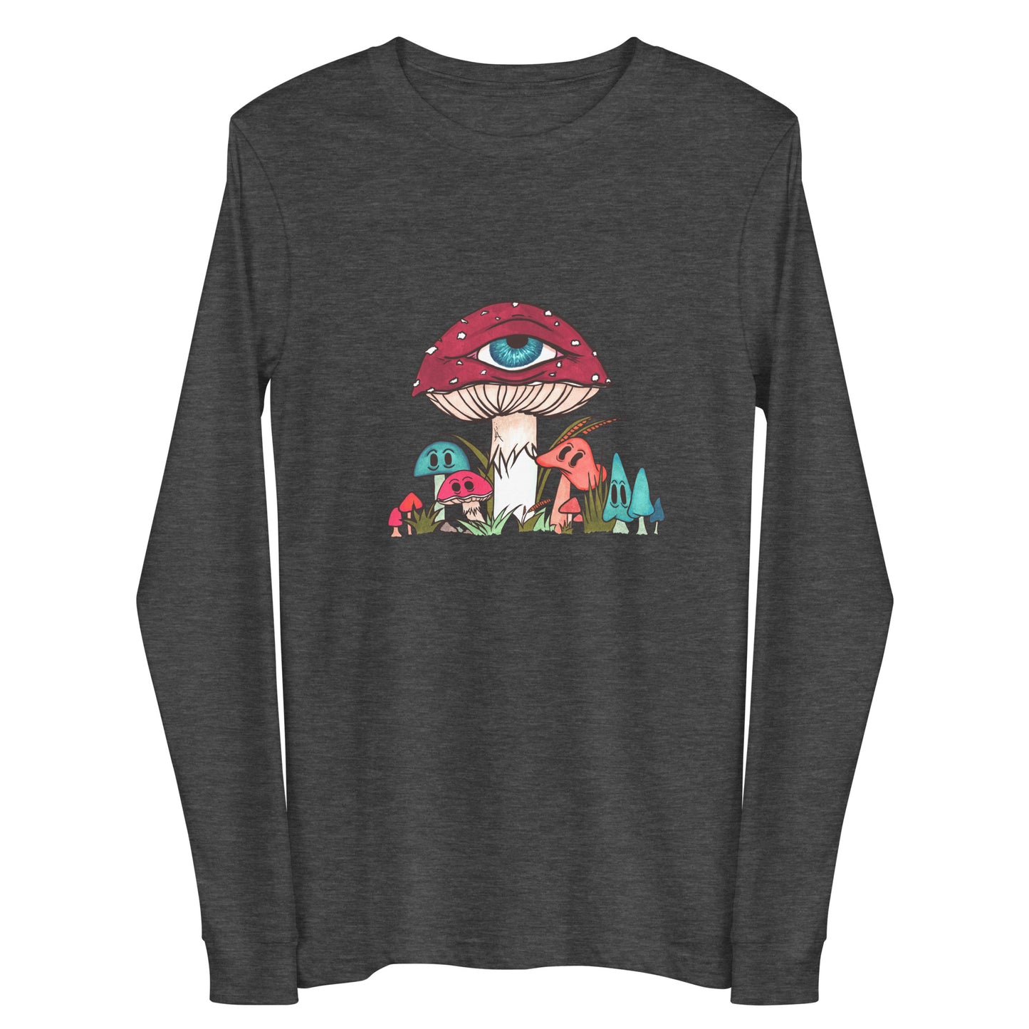 Toadstool & friends unisex long sleeve tee