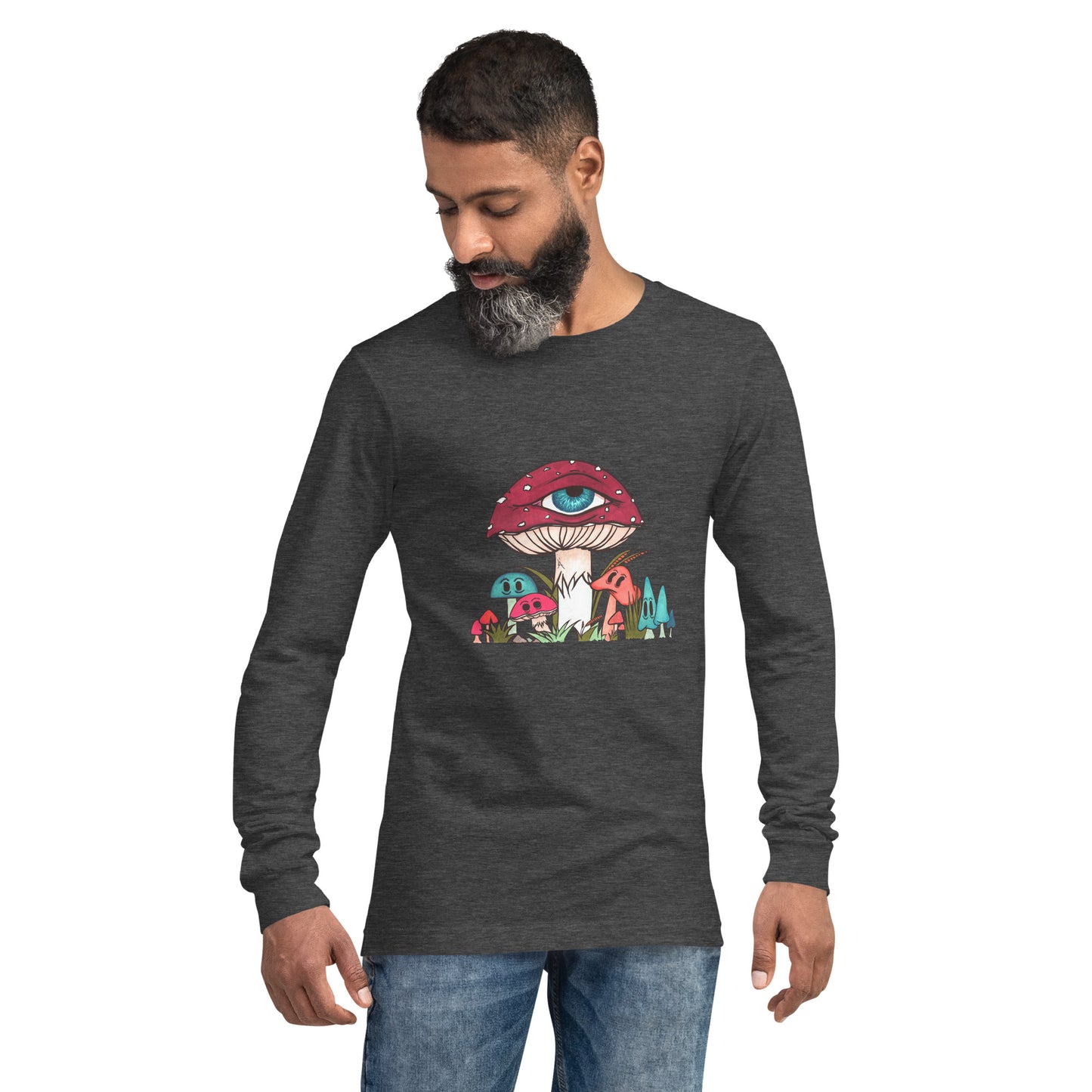 Toadstool & friends unisex long sleeve tee