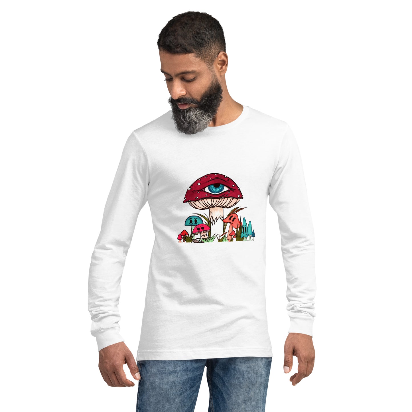 Toadstool & friends unisex long sleeve tee