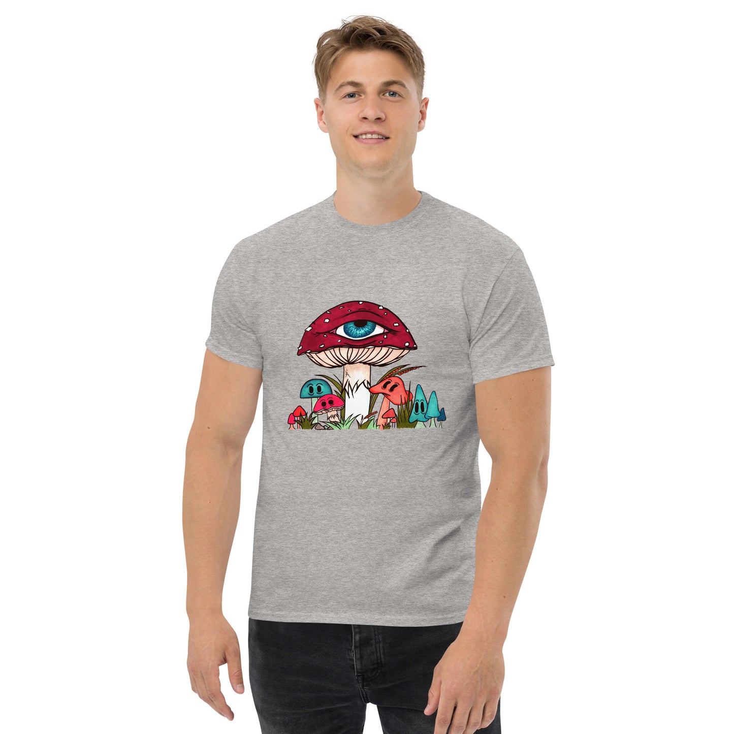 Toadstool & friends mens classic tee