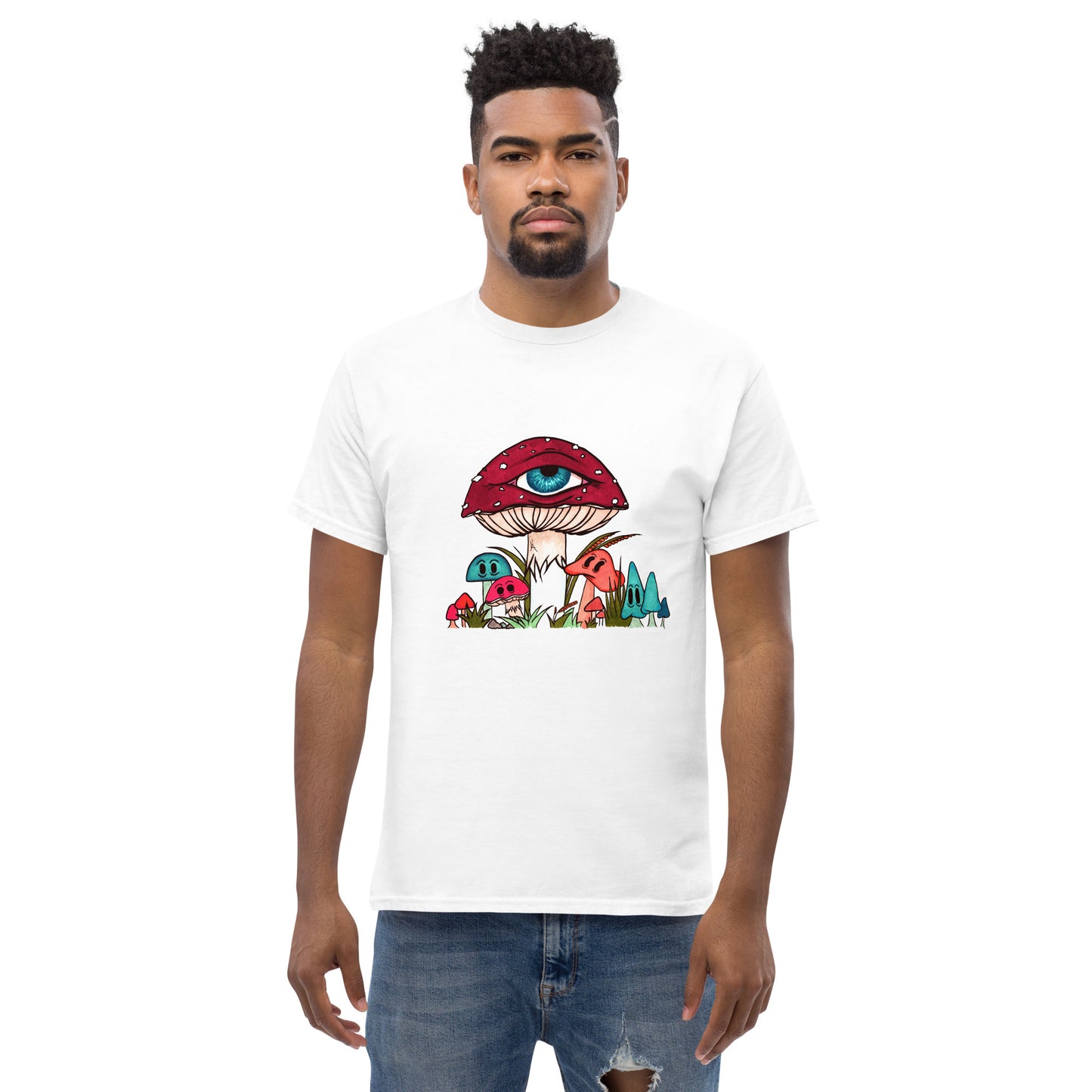 Toadstool & friends mens classic tee